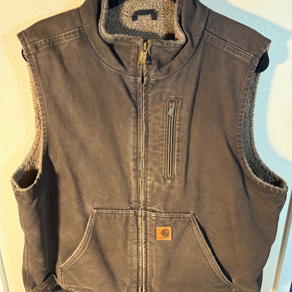 Carhartt Tan Sherpa Vest